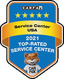 2021 CARFAX Top Rated Service Center